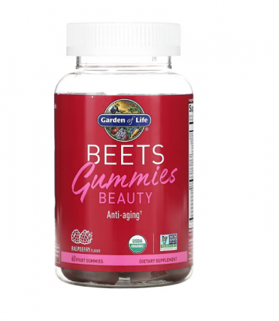 Remedii Naturale - Beauty Beets Gummies, jeleuri anti-aging