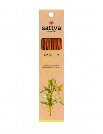 Betisoare Parfumate - Bețișoare cu Vanilie – Sattva Ayurveda