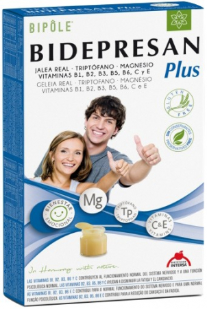 Remedii Naturale - BIDEPRESAN PLUS - formula naturala pentru BUNASTARE EMOTIONALA 20X15ML