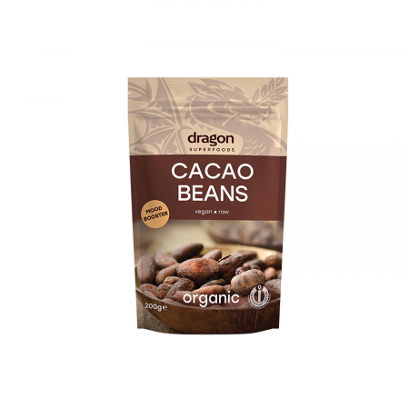 Alimente - Boabe de cacao intregi criollo BIO 200g