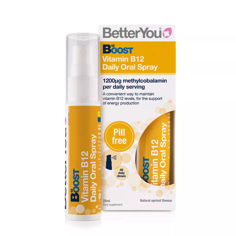 Suplimente concentrare si memorie - Boost de Vitamina B12 Oral Spray 25 ml