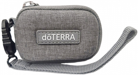 Accesorii aromaterapie - Breloc gri doTerra Travel pentru uleiurilor esentiale 8 x 2ml
