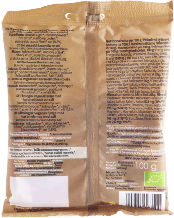 Caramele aromă caramel sărat, bio, 100g, Super Fudgio [1]