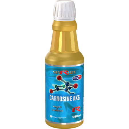Remedii Naturale - Carnosine Akg Star, formulă intensivă anti-îmbătrânire, reparație celulară și protecție ADN