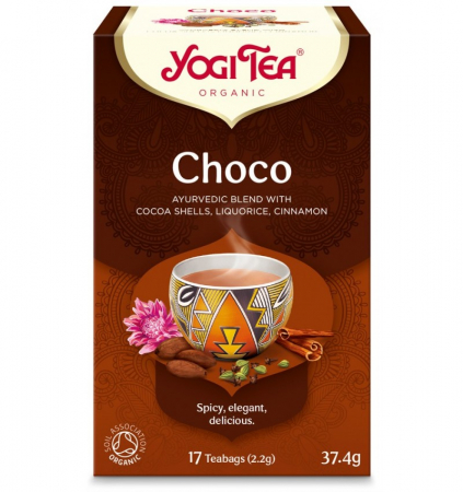 Alimente - Ceai Bio Choco, 17 Pliculete X 2,2G (37,4G) Yogi Tea