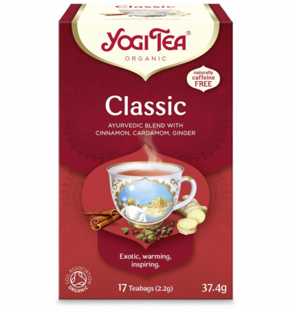 Alimente - Ceai Bio CLASSIC, 17 pliculete 37.4 g Yogi Tea