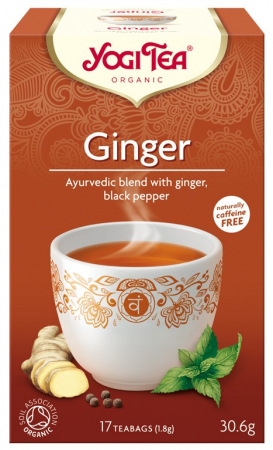 Ceai Bio de Ghimbir, 17 pliculete 30.6gr Yogi Tea [1]