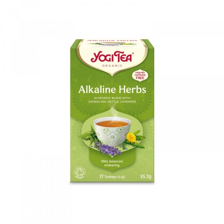 Alimente - Ceai BIO din plante alcaline, 17 pliculete x 2.1 g, (35.7 g) Yogi Tea