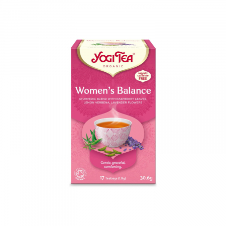 Alimente - Ceai BIO echilibrul femeilor, 17 pliculete x 1,8g (30,6g) Yogi Tea