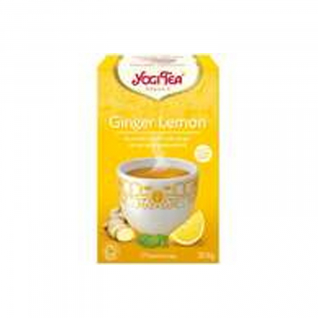 Alimente - Ceai BIO ghimbir si lamaie, 17 pliculete - 30.6gr Yogi Tea