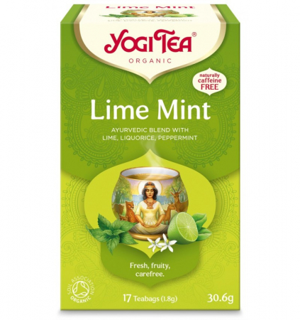 Alimente - Ceai Bio Lamaie Si Menta, 17 Pliculete X 1,8G (30,6G) Yogi Tea