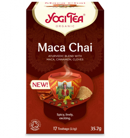 Alimente - Ceai Bio Maca Chai, 17X2,1 G (35,7 G) Yogi Tea