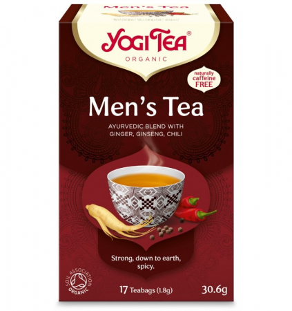 Alimente - Ceai Bio Pentru Barbati, 17 Pliculete X 1,8G (30,6G) Yogi Tea