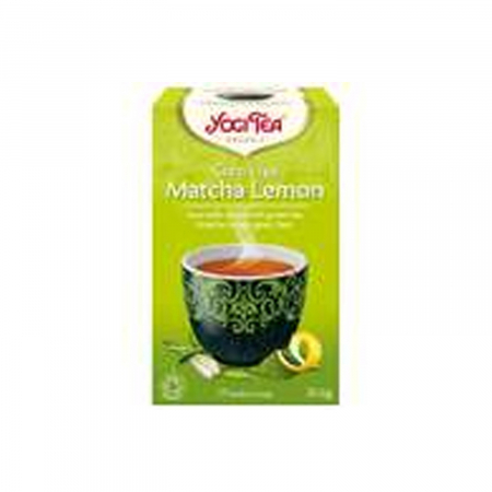 Alimente - Ceai BIO verde cu matcha si lamaie, 17 pliculete - 30.6g Yogi Tea