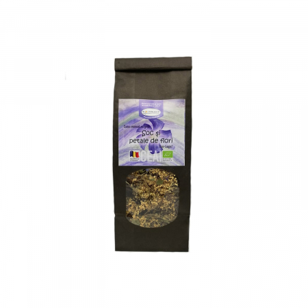 Alimente - Ceai de Soc si petale de flori BIO, 40 g