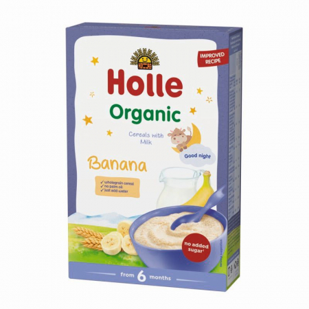 Hrana pentru bebelusi - Cereale BIO lapte si banane 250g