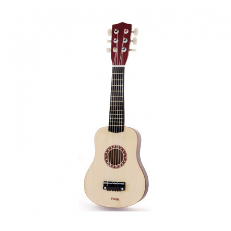 Litere, cifre, note muzicale - Chitara pentru copii 53cm