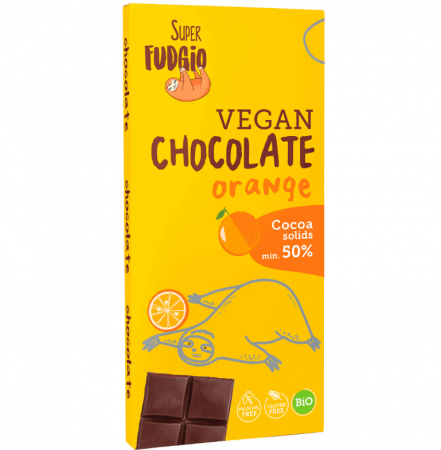 Alimente - Ciocolata cu portocale BIO FARA GLUTEN 80g