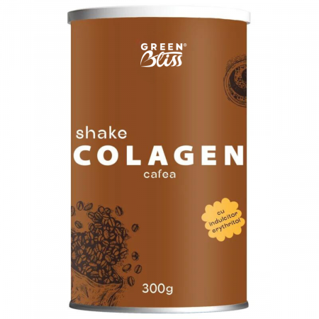 Remedii Naturale - Colagen shake cu cafea 300g, Green Bliss                                                            