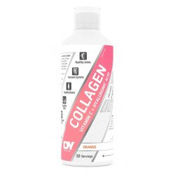Colagen - Collagen Lichid + Vitamina C + Acid Hyaluronic, cu gust de PORTOCALE- 500 ml.