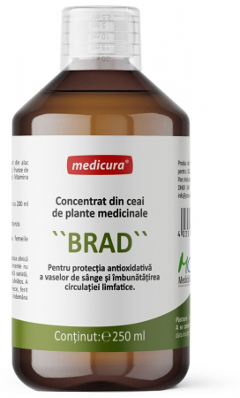 Remedii Naturale - Concentrat din plante medicinale BRAD, pentru protecția antioxidativă a vaselor de sânge, 250 ml