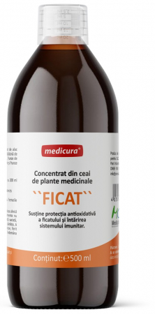 Remedii Naturale - Concentrat din plante medicinale pentru ficat, 500 ml
