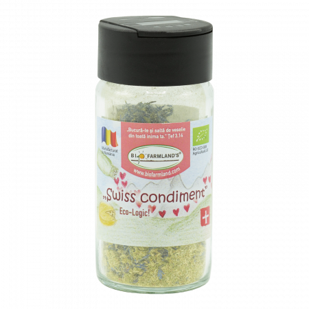 Condimente - Condiment Swiss ECOLOGIC - 15g (Recipient Sticlă)