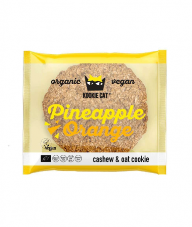 Gustari - Cookie cu ananas și portocale fără gluten, bio 50g