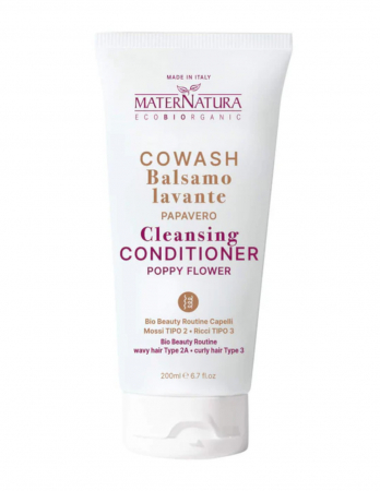 Balsam de par - Cowash bio cu flori de mac, 200ml - Maternatura