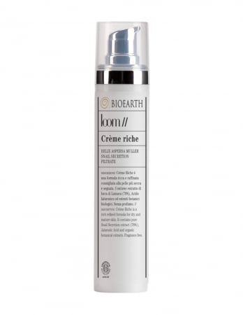 Creme de fata - Crema cu melc bio, ten uscat si matur, 50ml - Loom Bioearth
