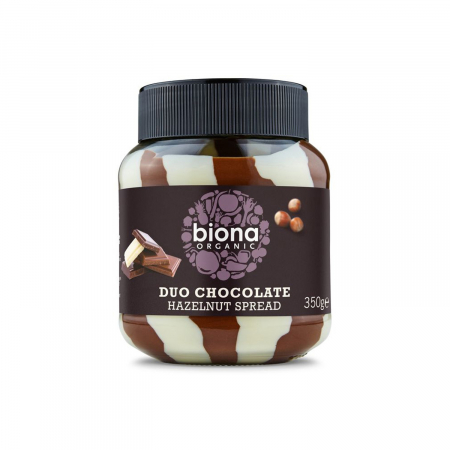 Crema de ciocolata cu alune duo swirl BIO 350g Biona
