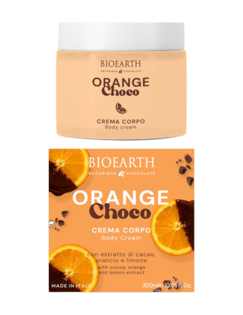 Spa & wellness - Cremă de corp Orange Choco, ciocolată și portocală, Bioearth, 300ml