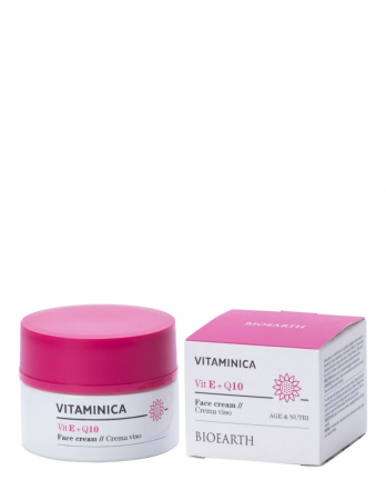 Cremă de față cu Q10 si vitamina E, 50ml – Vitaminica Bioearth [1]