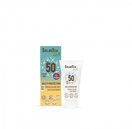 Protectie solara - Crema de fata Multi-protectie SPF 50 SOLAR TEA 50ml