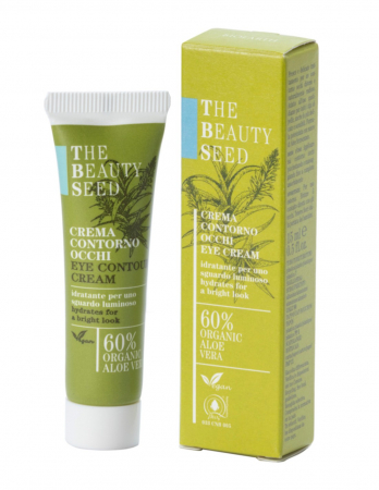 Creme contur ochi - Cremă de ochi cu acid hialuronic și aloe, 15ml - The Beauty Seed Bioearth