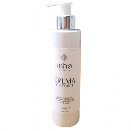 Frumusete & Ingrijire - Crema demachianta cu unt de shea, ulei de cocos si argan, 200ml, Isha                               