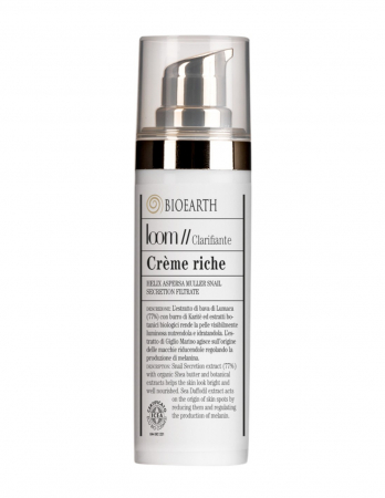 Remedii Naturale - Crema depigmentare pete cu melc, ten uscat, 30ml - Loom Bioearth