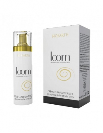 Crema depigmentare pete cu melc, ten uscat, 30ml - Loom Bioearth [1]