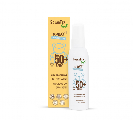 Protectie solara - Crema pentru protectie solara SOLAR TEA BABY spf 50 + SPRAY 100ml