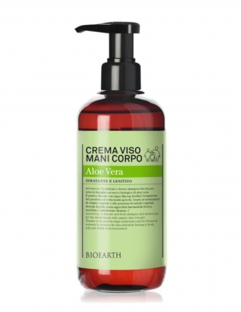 Creme de corp - Cremă pentru ten, corp și mâini cu aloe, 500ml - Bioearth Family