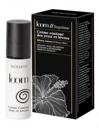 Creme antirid - Cremă riduri ochi și buze cu extract de melc, 30ml - Loom Supreme Bioearth