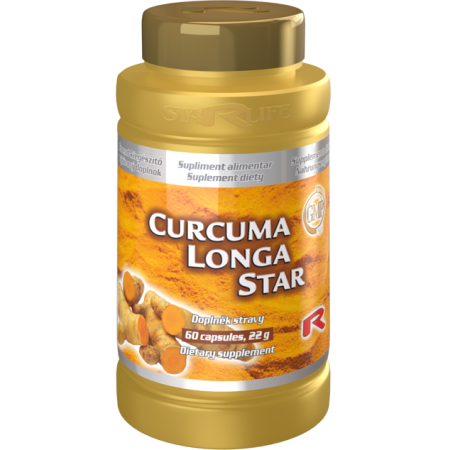 Capsule si tablete cu extracte naturale - Curcuma Longa Star, supliment alimentar pe bază de curcumină (extract de turmenic)