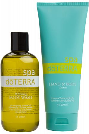 Spa & wellness - Pachet de bază DōTERRA SPA  (Gel de duș + Loțiune pentru mâini și corp)