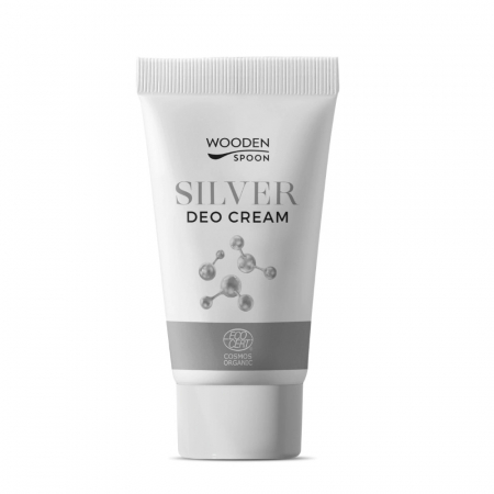 Deodorante - Deodorant crema cu argint, bio, 40ml, Wooden Spoon                                                  