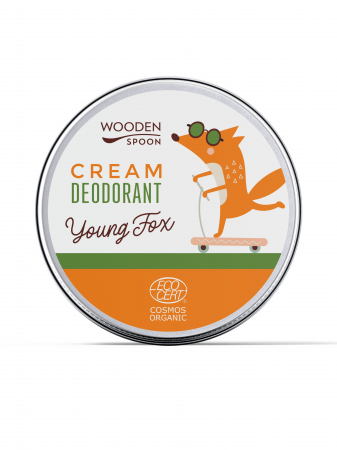 Deodorante - Deodorant crema pentru tineri Young Fox, bio, 60ml, Wooden Spoon                                    