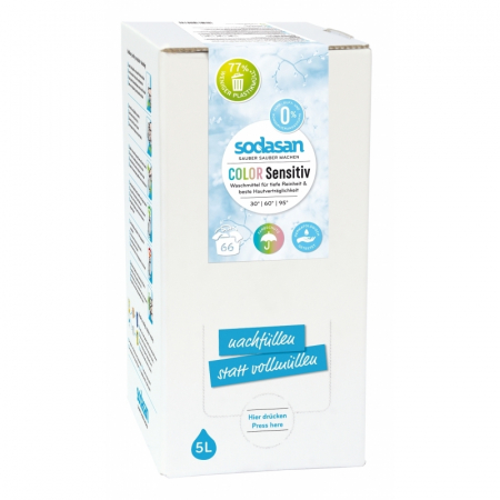 Detergenti rufe - Detergent bio lichid color Sensitiv 5L SODASAN