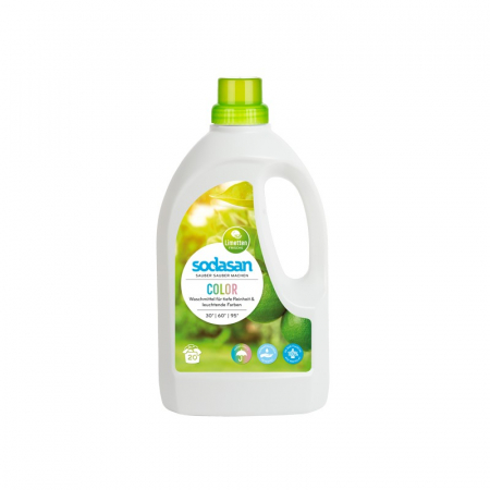 Detergenti rufe - Detergent Bio Lichid Rufe Albe si Color Lime 1,5 L