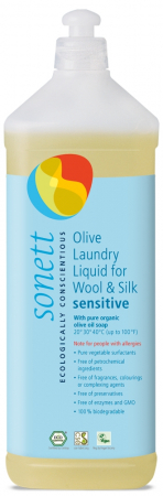 Detergenti rufe - Detergent Ecologic Lichid Pt. Lana Si Matase Neutru 1L Sonett