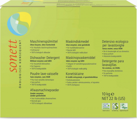 Detergenti vase - Detergent Ecologic Praf Pt. Masina De Spalat Vase 10Kg Sonett