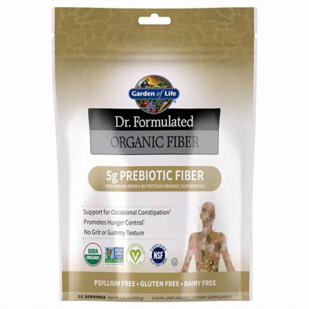 Remedii Naturale - Dr. Formulated Organic Fiber, (fibre prebiotice) - 192g